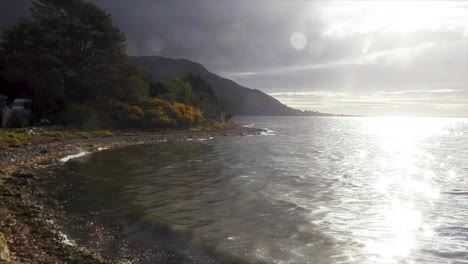 Early-Morning-Sunshine-on-the-sea--with-reflections