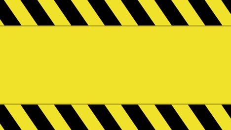 yellow and black hazard tape.