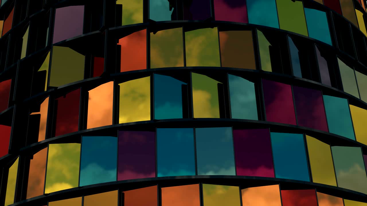 el fondo de la arquitectura abstracta de 4k.