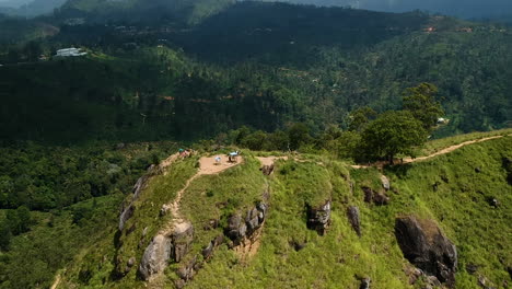 aerial of little adam's peak, ella, sri lanka