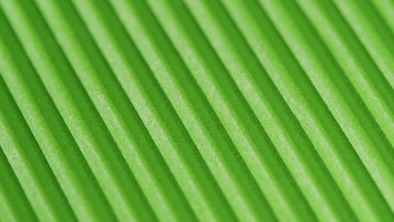 Close-up of green corrugated texture