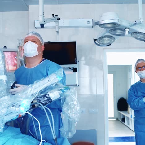 da vinci surgery. robotic surgery. medical operation involving robot.