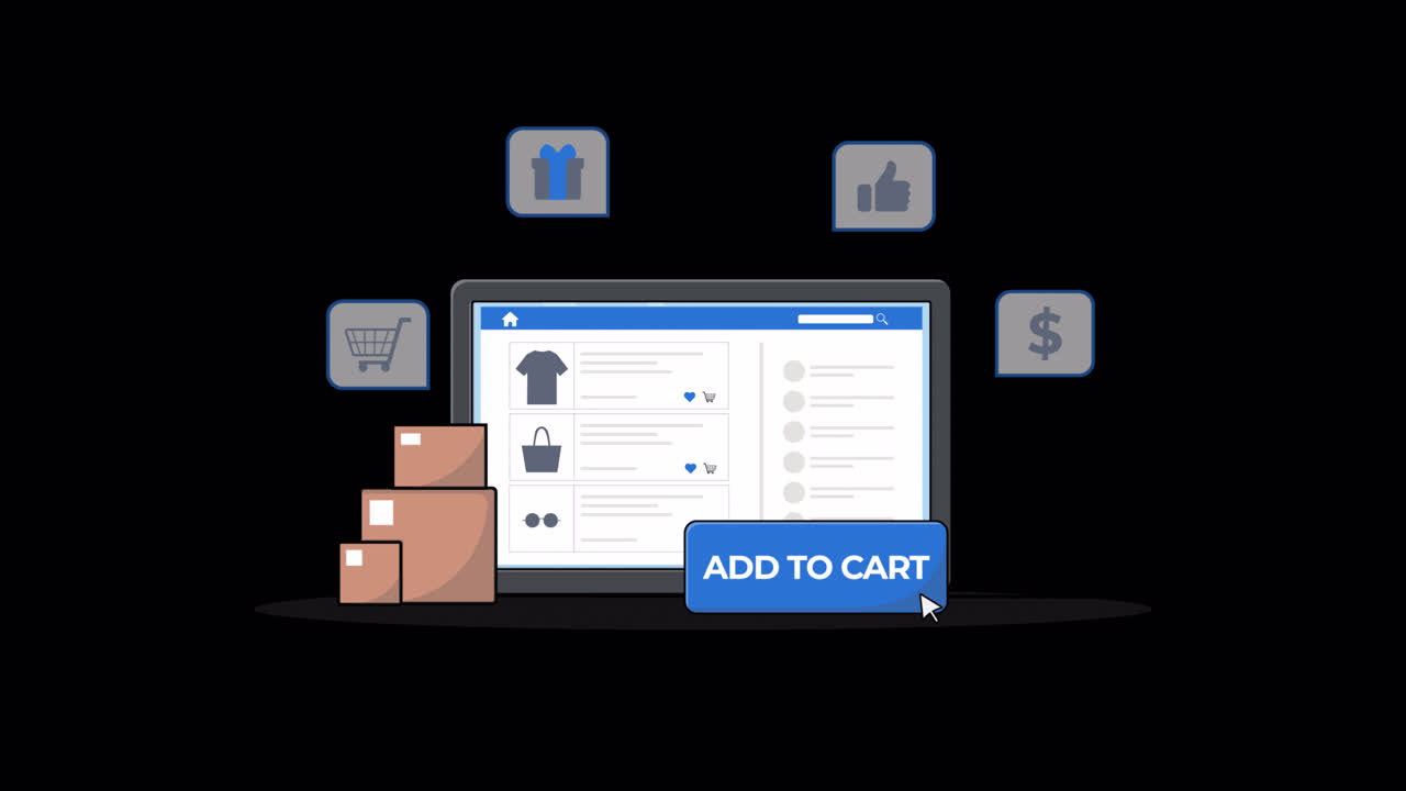 Sito E-commerce per Acquisti Online su Laptop con Pulsante 'Aggiungi al Carrello'