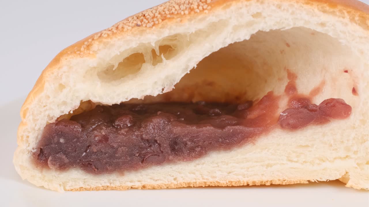 pan de frijol rojo japonés