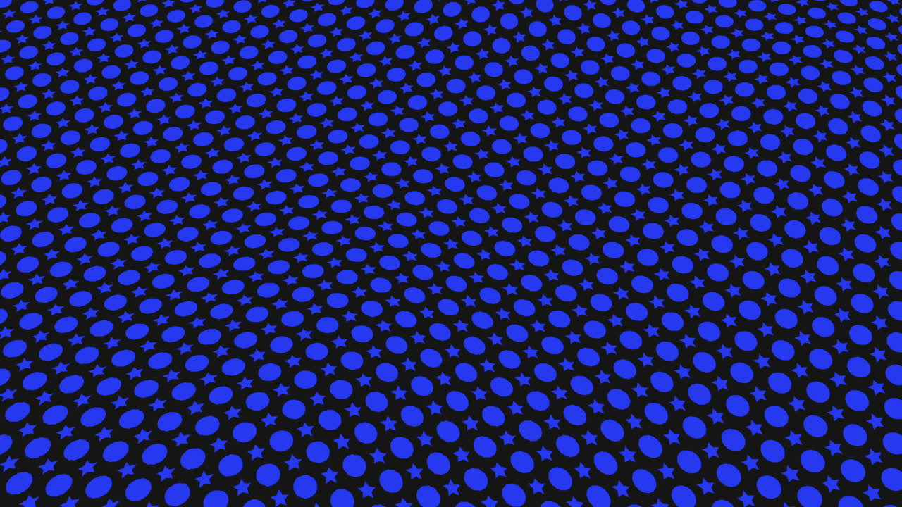 Retro blue dots pattern