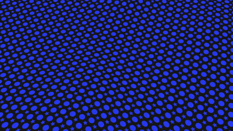 retro blue dots pattern