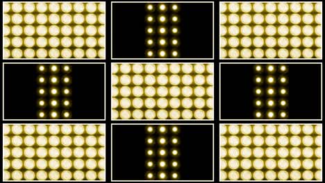 patrón de luces de escenario