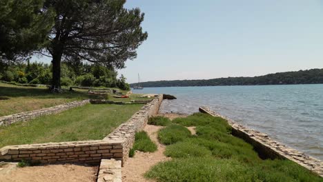 coastline at medulin, istria, croatia