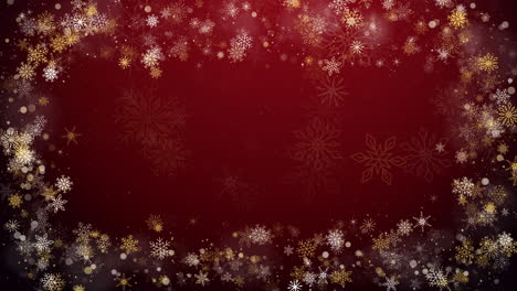 fondo de copos de nieve de navidad