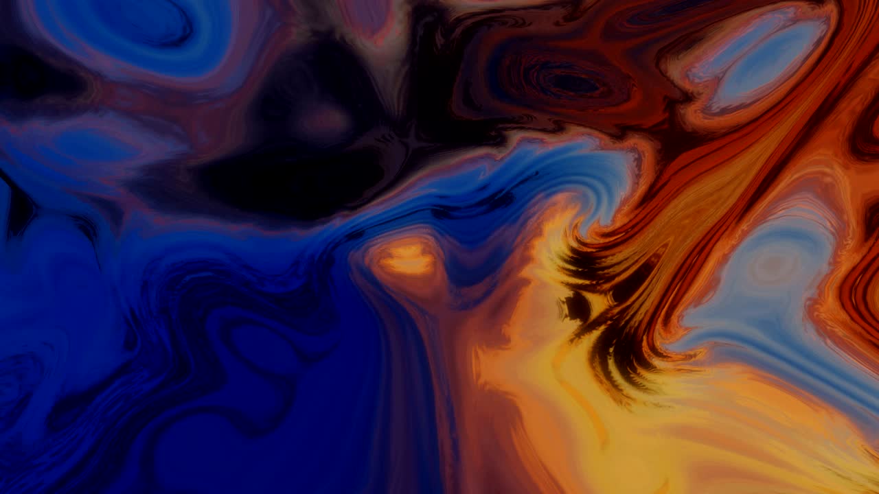 movimiento abstracto, colorido y suave infinito o bucle sin costuras.