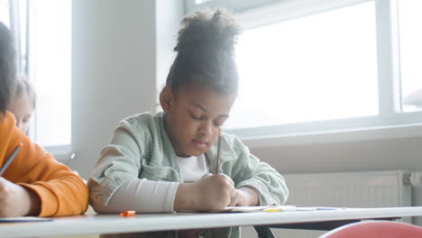 student at the classroom.