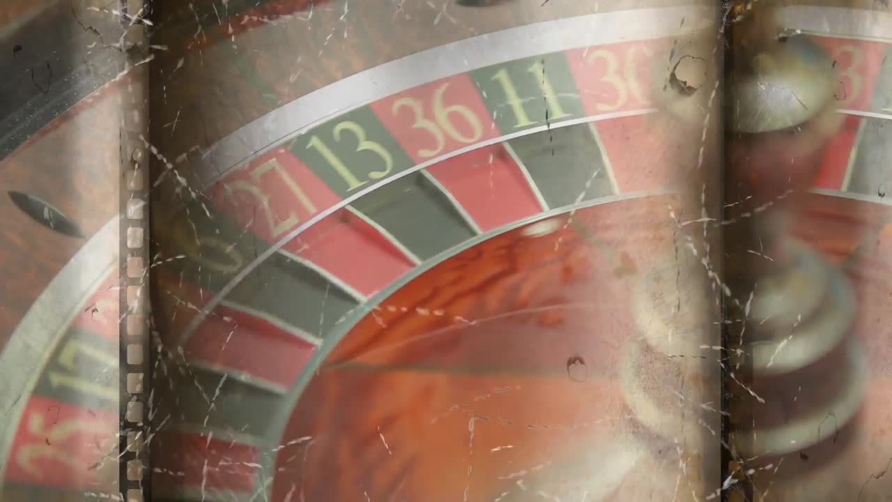 video de giro del tablero de ruleta