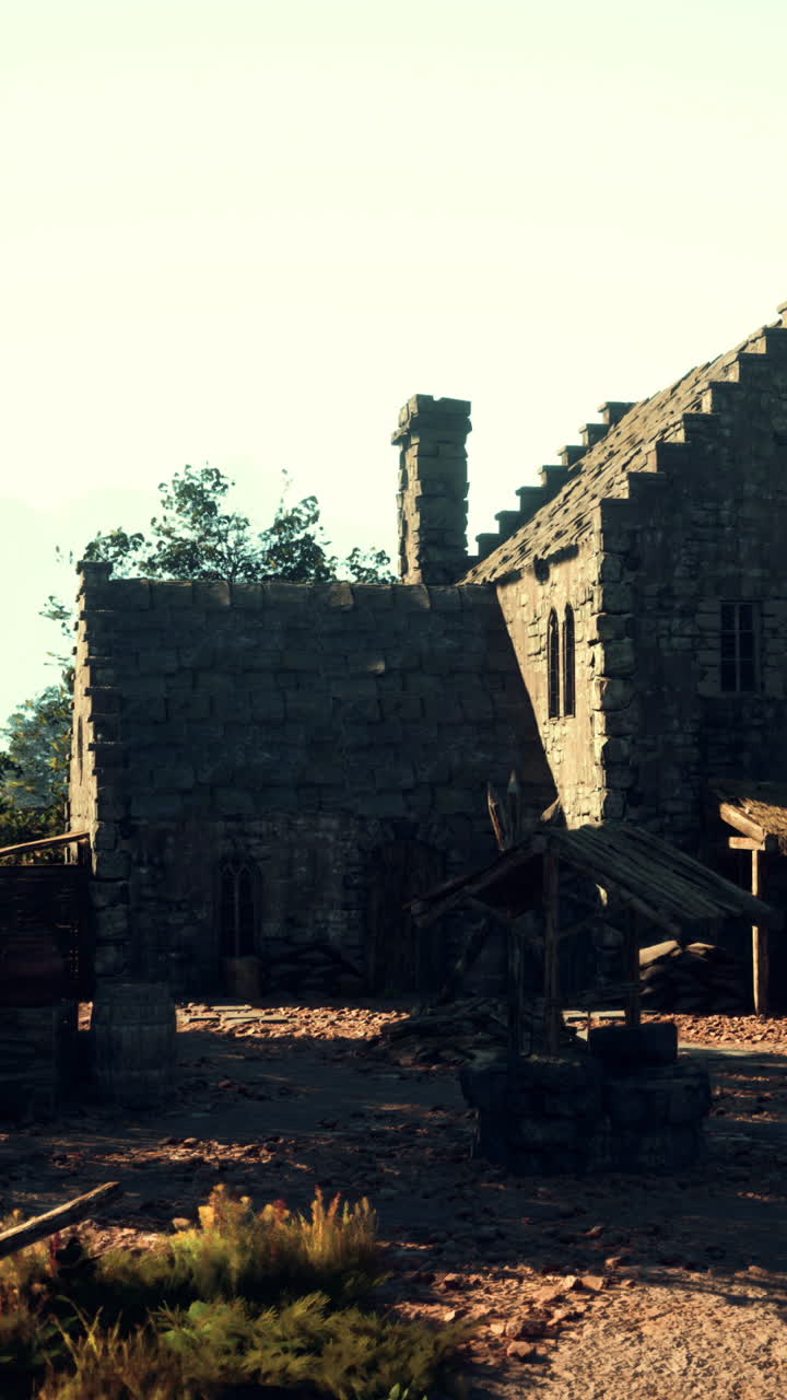 영국 에 있는 아름다운 오래된 돌 집