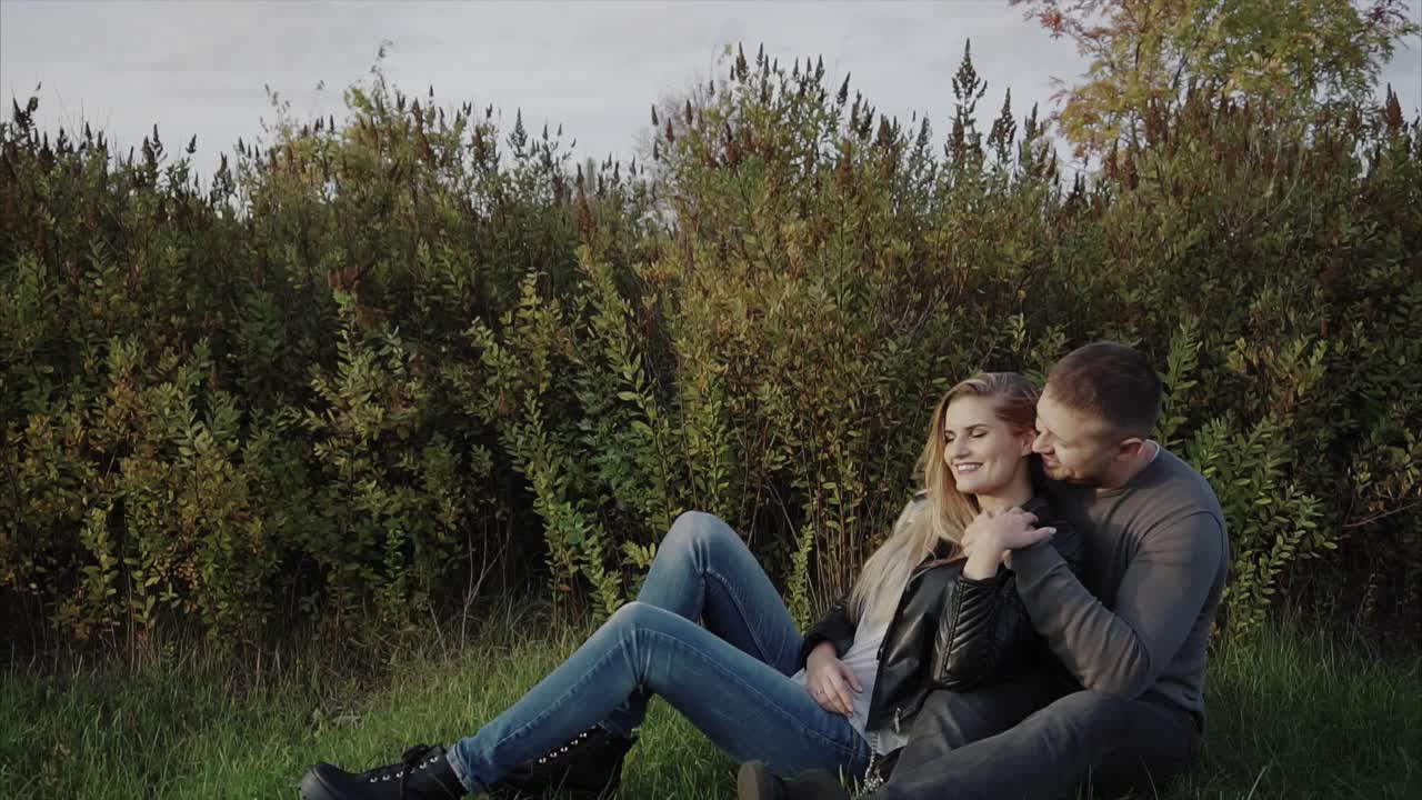 Couple Relaxing in Nature