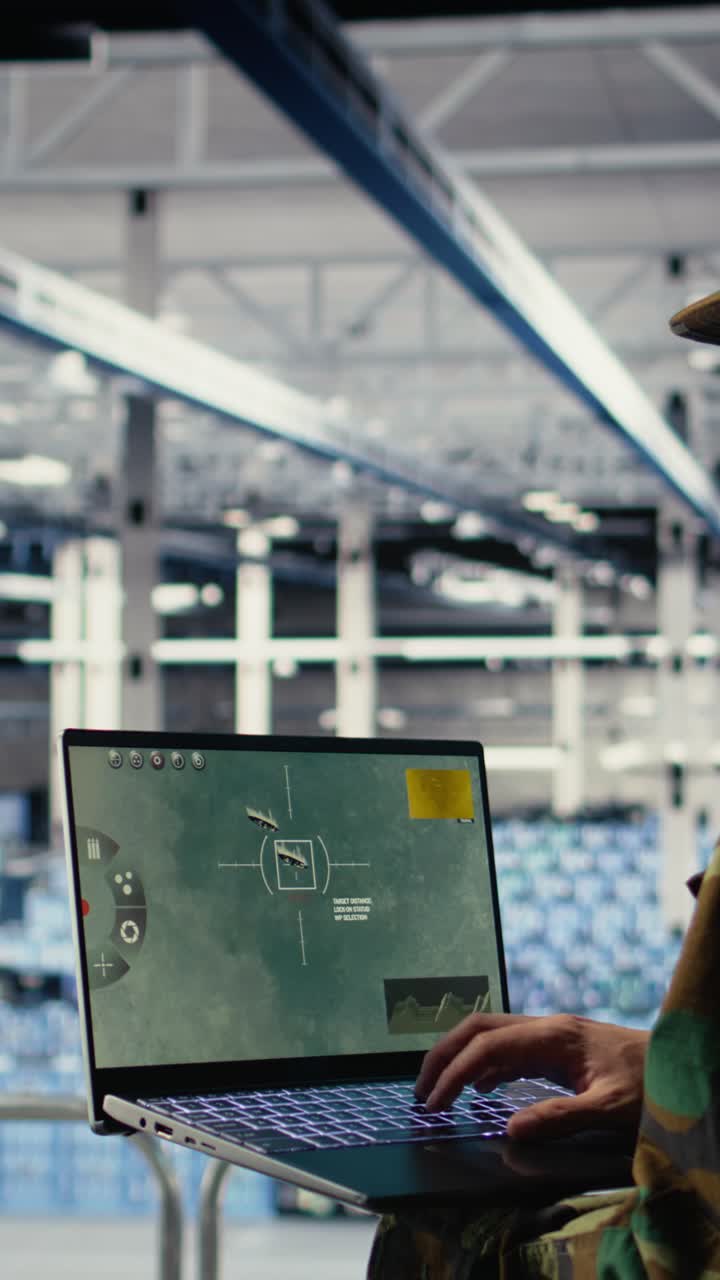 Vertical Video Army Specialist In Data Center Integrating Ai Into Radar Systems