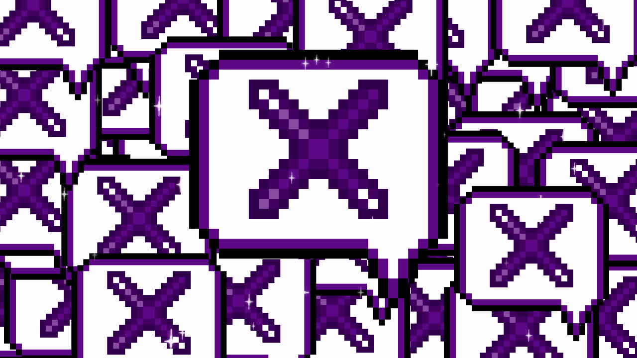 Pixel art pop up speech bubble icon cross mark Transitions. 1080p - 30 fps - Alpha Channel (6).mov