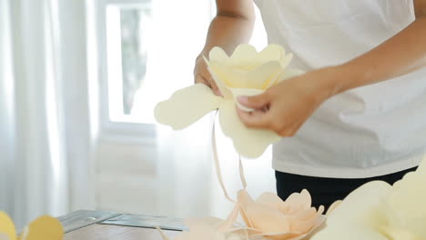 Celebratory Decoration Element. Luxury design decorated celebration hall