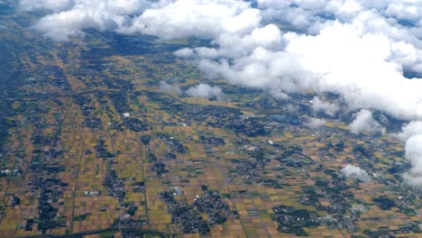 la vista aerea en japon
