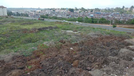 slums and poor district of the city of kibera