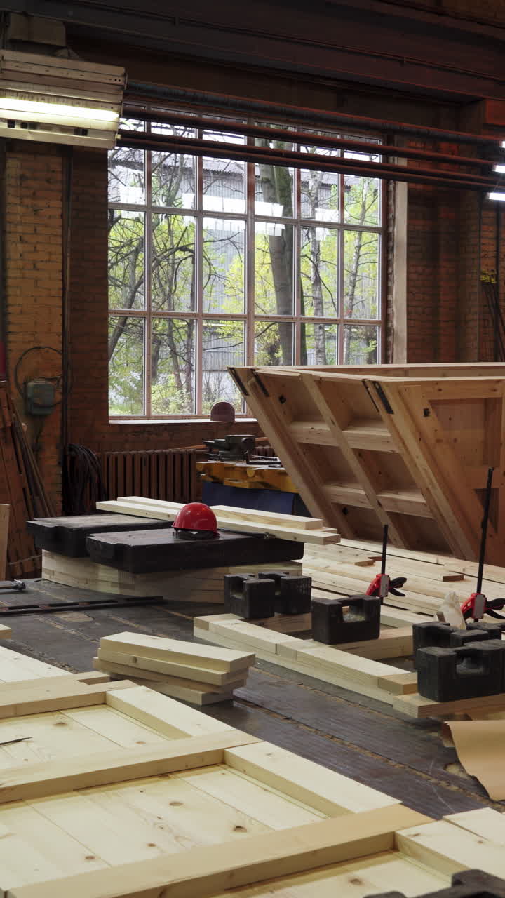 Woodworking Factory Interior