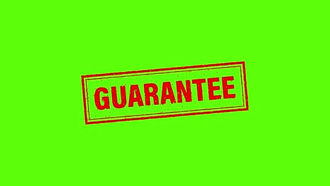 customer satisfaction guaranteed red badge and banner. motion graphics.