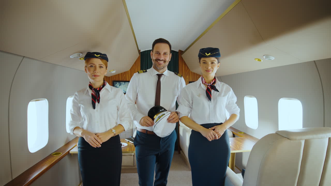 Potret Kru Jet Pribadi