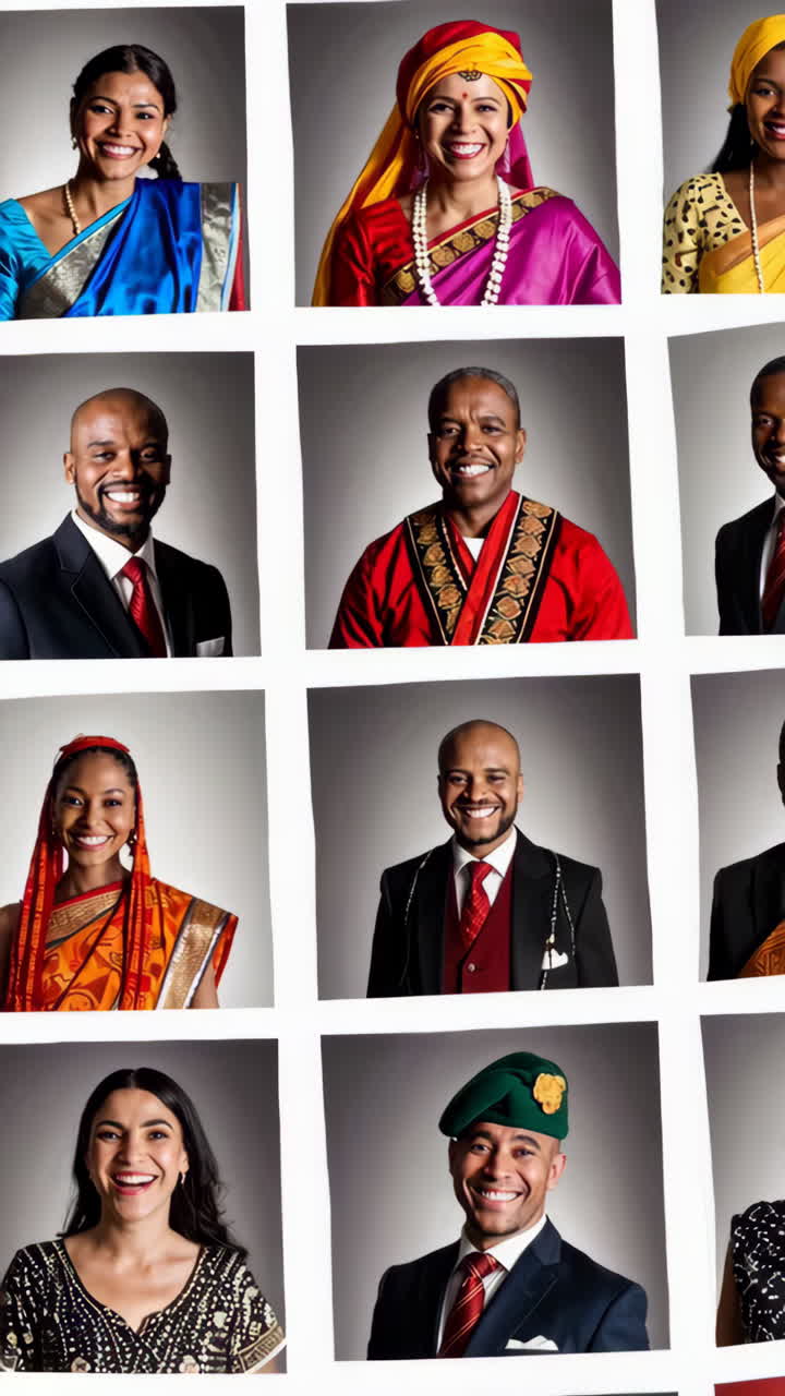 Diverse Portraits of People from Around the World