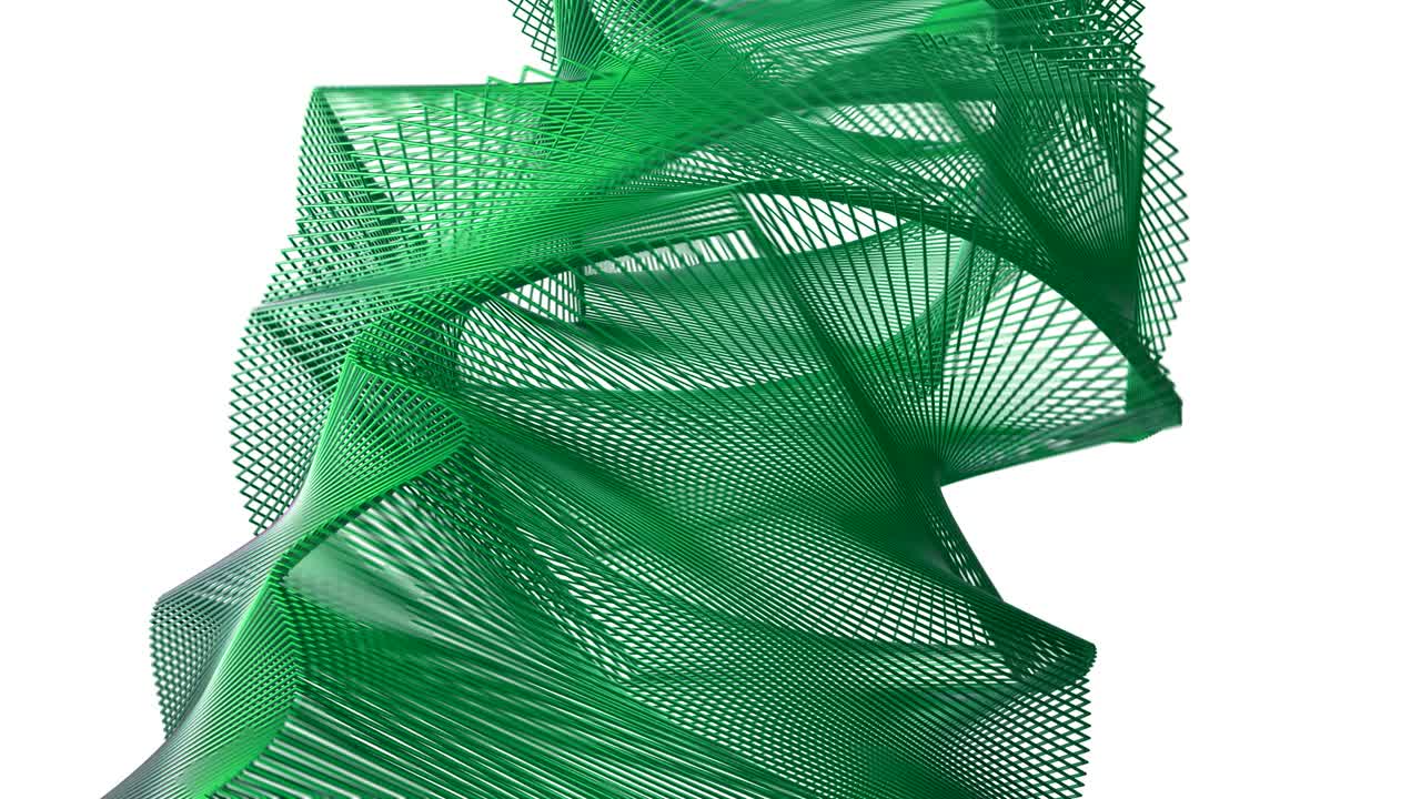 4k 추상적인 파동 기하학