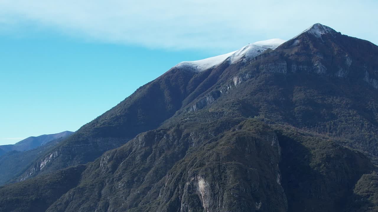 Stunning aerial view of the Italian Alps showcasing majestic peaks