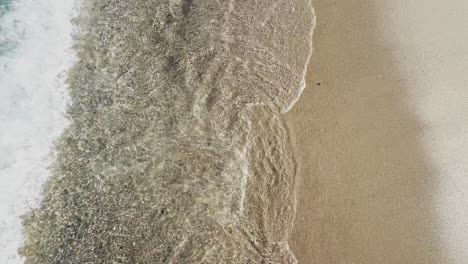 Clean-blue-flag-beaches-of-Halkidiki-Peninsula,-Greece