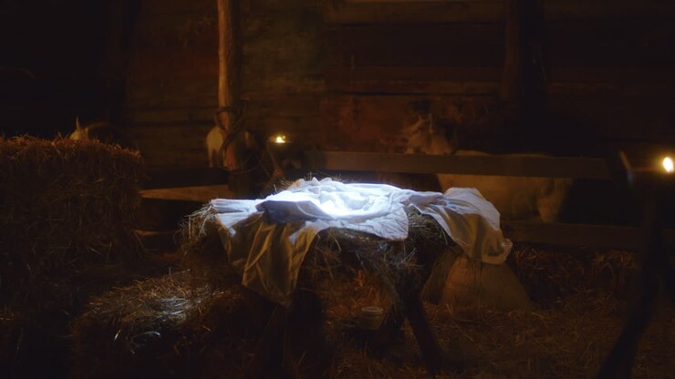 Nativity Scene in a Stable