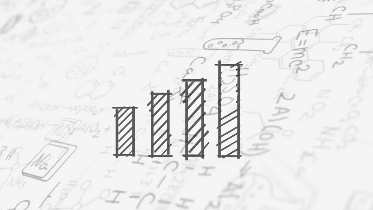 animación del procesamiento de datos financieros
