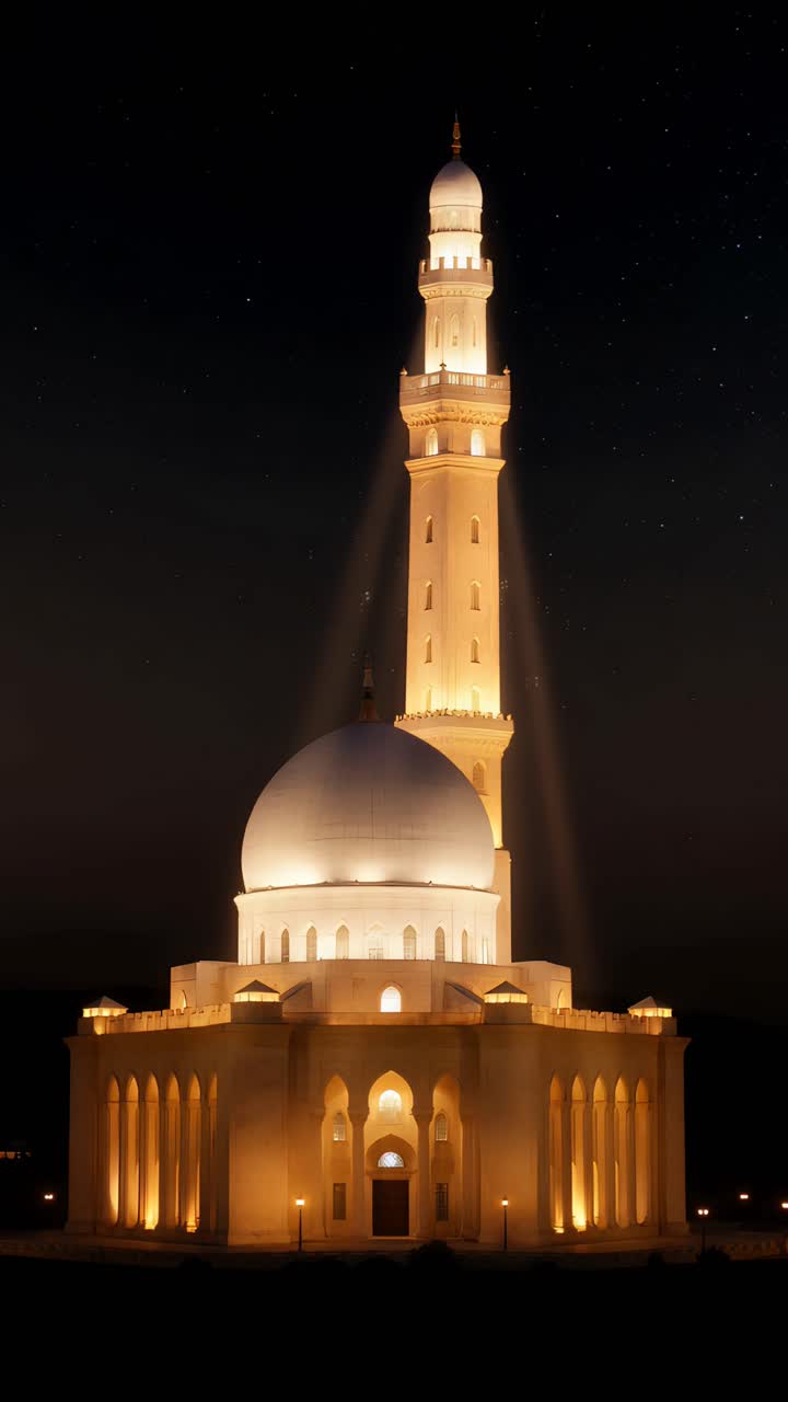 Eid al-Adha Moschea Sfondo islamico 4K