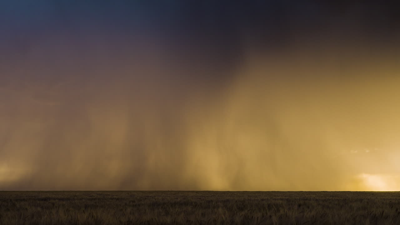 Spectacular display of lightning crawling across a beautiful sky