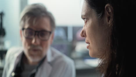 doctor and patient consultation