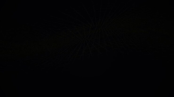 Abstract Golden Particle Wave Grid Animation