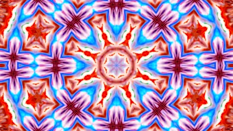 movimiento de fondo de kaleidoscopio abstractamente colorido
