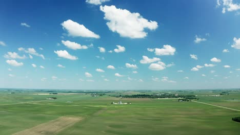 campos de fazenda rural rural no meio-oeste americano