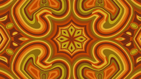 abstract retro kaleidoscope pattern