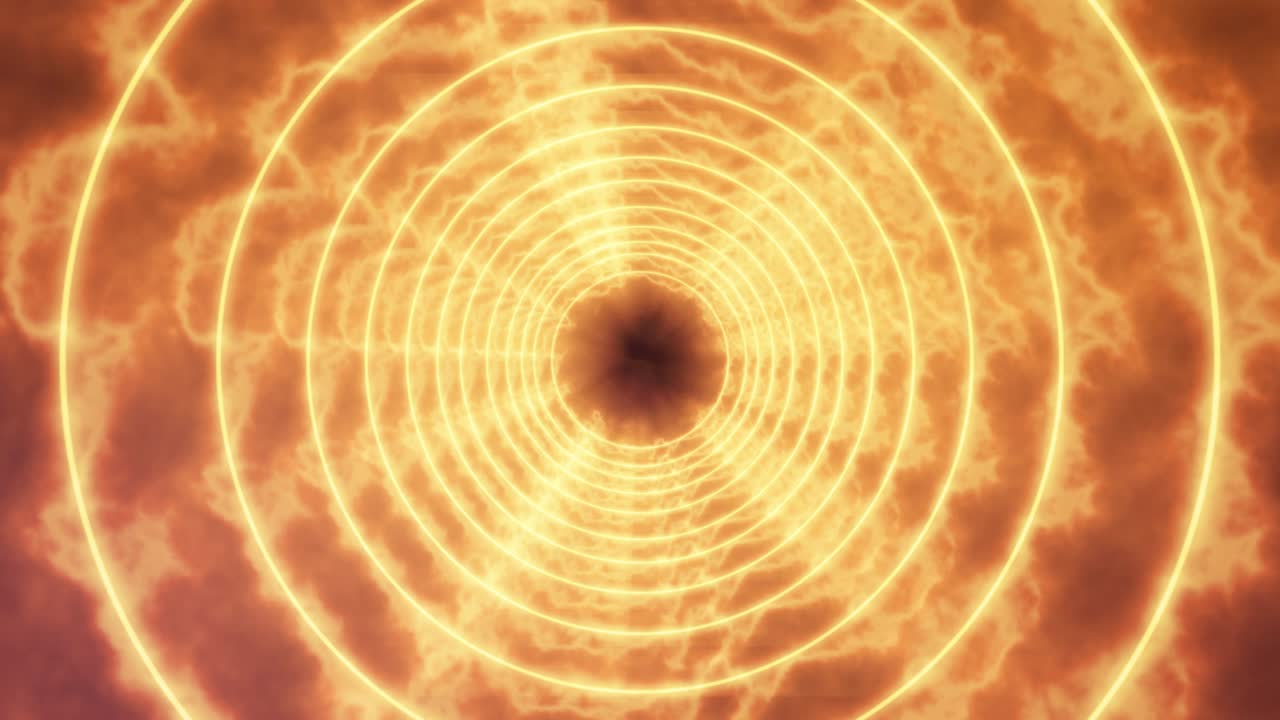 animación de túnel de círculo 3d gráficos de movimiento