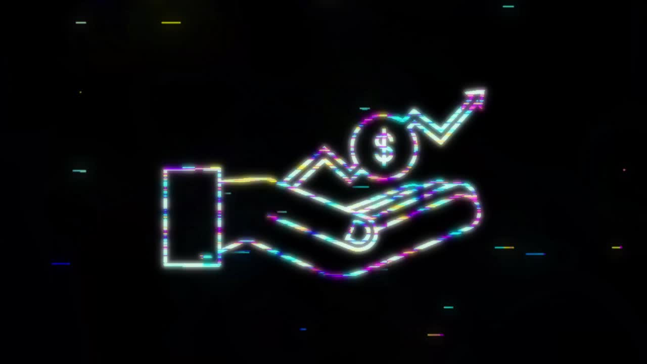 플렉서스 이익, 돈 또는 예산, 현금 및 상승 그래프, 손에 화살표, 자본 수익, 이익, 모션 그래픽