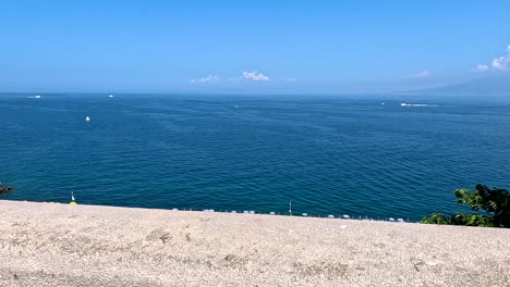 panoramic view of sea and coastline