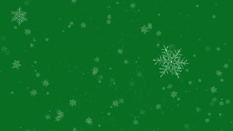 nevadas navideñas en pantalla verde _jp
