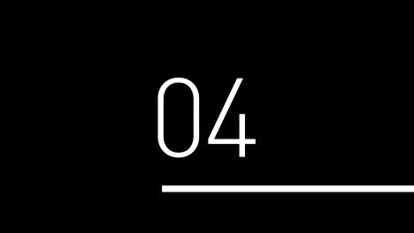 !0 secondi di conto alla rovescia in un'interfaccia di progettazione minima.