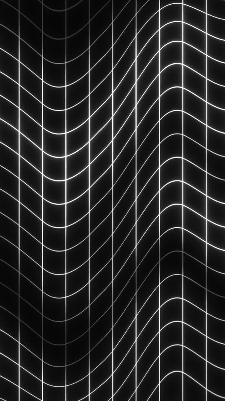 Abstract Grid Pattern with Wavy Lines
