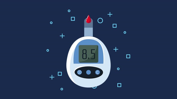 glucometer test device medical measure
