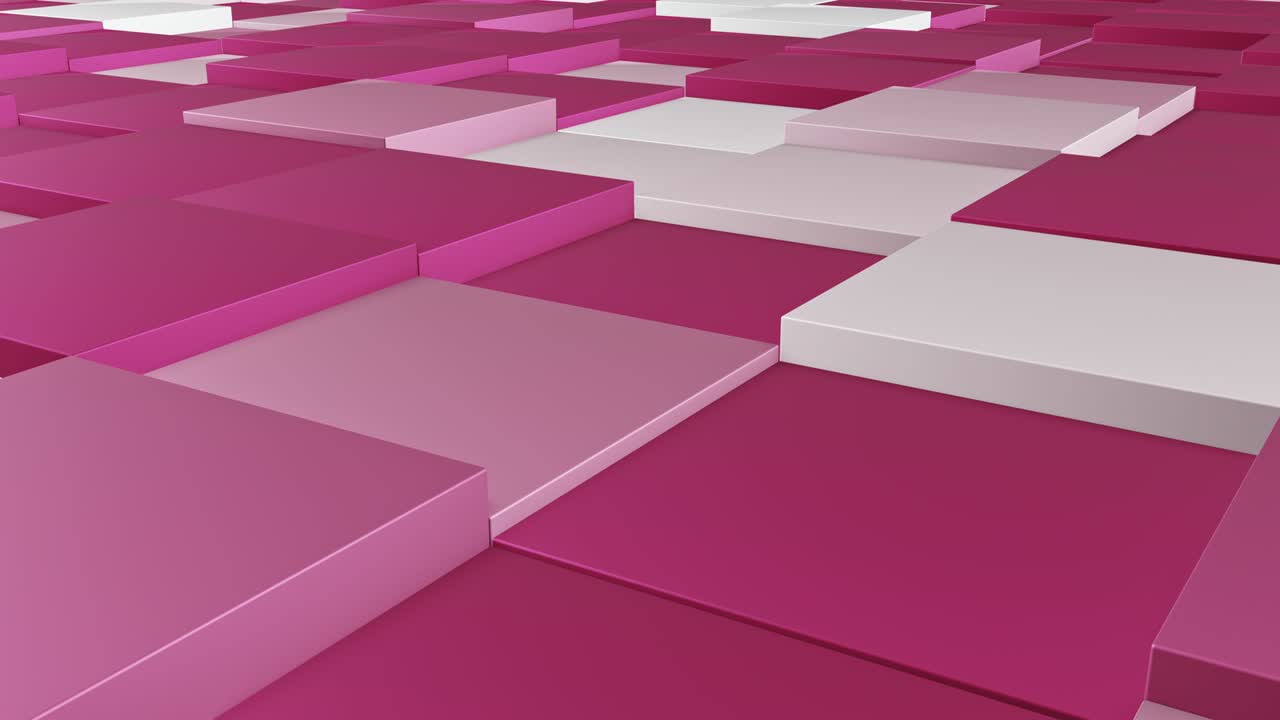 el patrón de salto cuadrado, el fondo 4k, el video de bucle de animación cg,