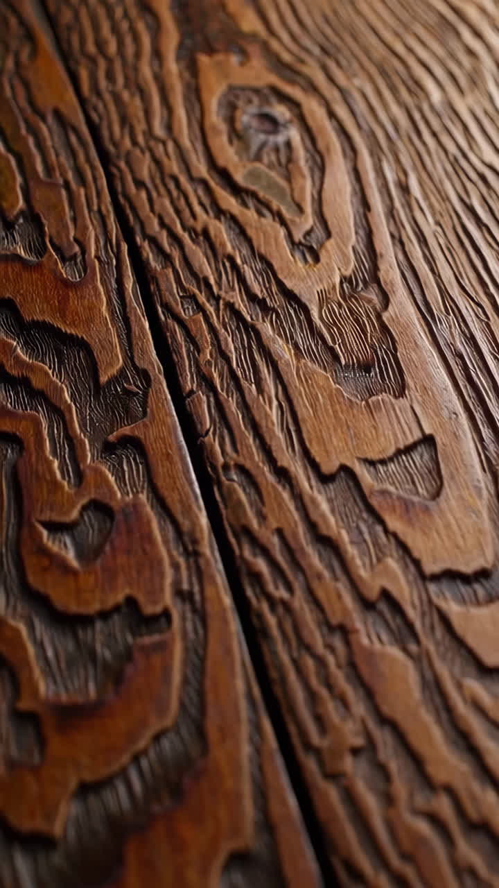 Detailed Wood Grain Texture Background