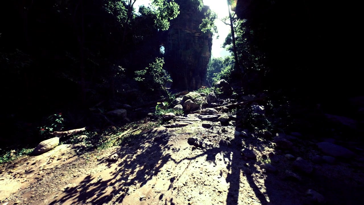 Exploration through rocky paths highlights perseverance and bravery