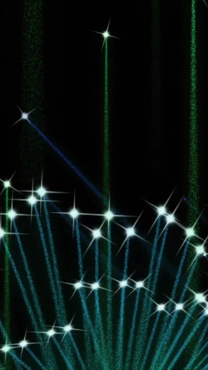 Animazione di fuochi d'artificio su sfondo nero